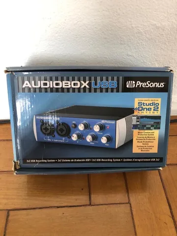 PreSonus AudioBox USB 96 edição de 25º aniversário com software de gravação  Studio One Artist e Ableton Live Lite DAW