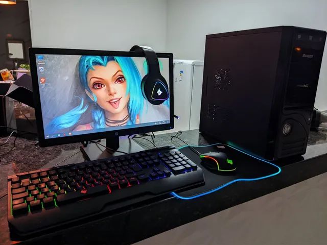 PC GAMER COMPLETO BARATO DA PICHAU - SETUP COMPLETO 