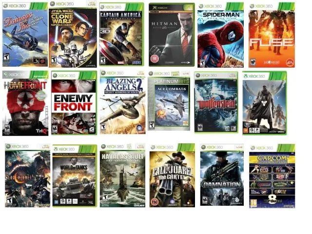 Jogos para XboX 360 Desbloqueados - Videogames - Parque das