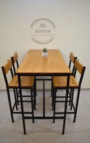 Mesas Para Comercios Estilo Industrial - Foto 4