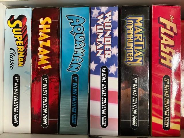 Bonecos DC direct deluxe liga da justiça 