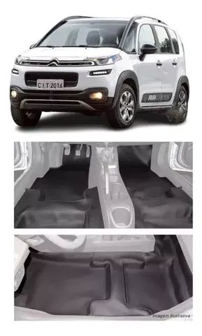 Carpete De Assoalho Em Courvin Premium Citroen Aircross