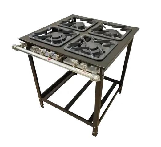 Fogão Industrial 4, 6, 8 bocas 30 x 30 e 40 x 40.  Pronta entrega. Rei do Inox