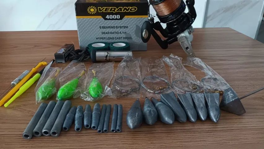 Pesca de Praia - Kit Completo - Vara e Molinete - Foto 3