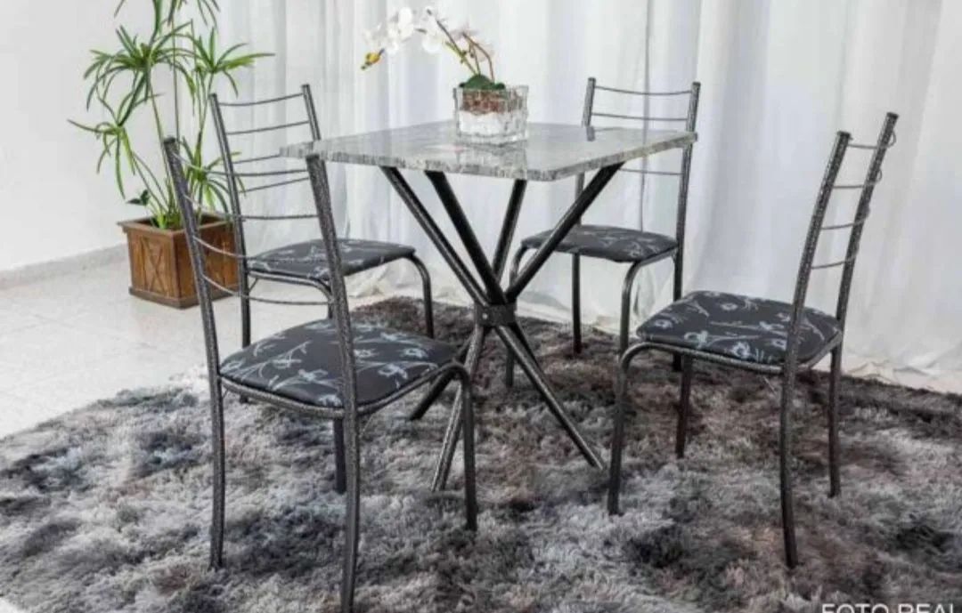 Conjunto de Mesa 4 cadeiras Nova  Promoção  - Foto 3