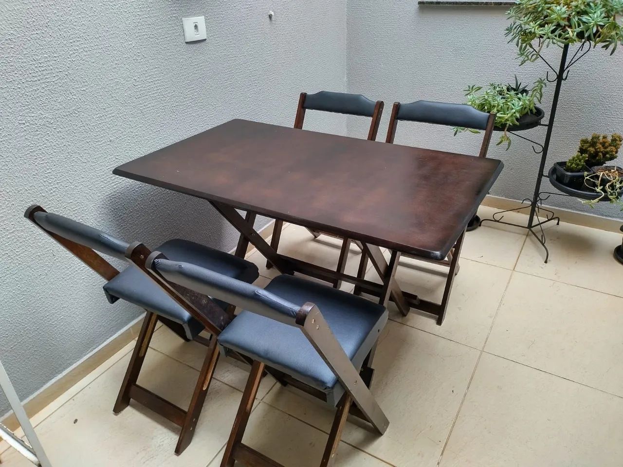 Cjtos de Mesa Dobrável Fábricacão Própria  - Foto 4