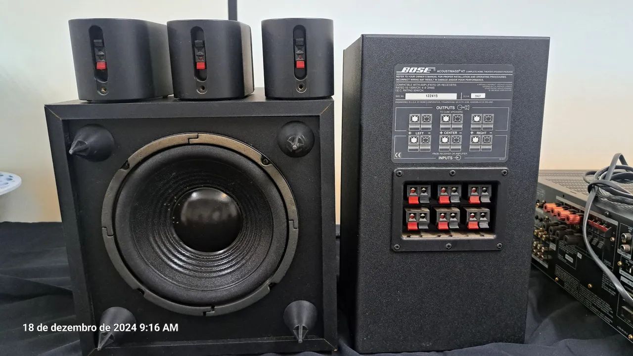 Conjunto 5.caixas Acusticas Bose Acoustimass - Foto 4