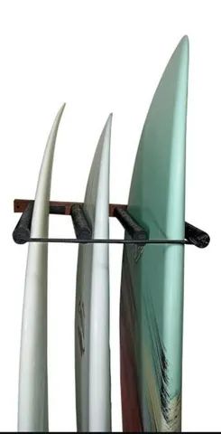Rack para 3 pranchas de surf na vertical suporta até long - Foto 2