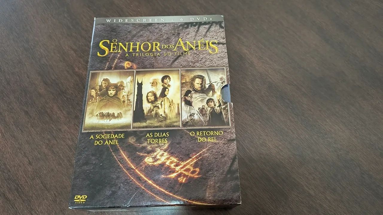 Box Trilogia Senhor dos Anéis + dvds diversos