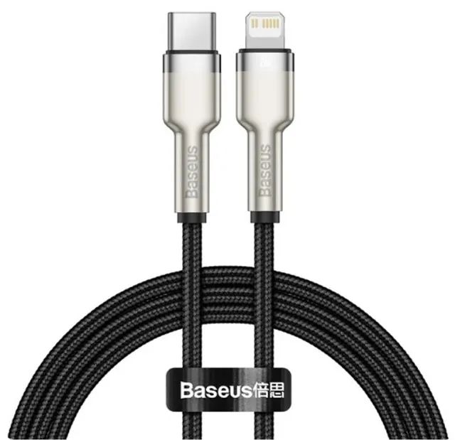 Cabo iPhone Baseus / pontas em metal / Tipo C PD 20W, Cabo de Dados, Carregamento Ráp - Foto 5