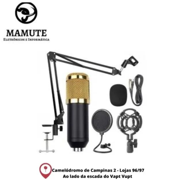 Microfone Condensador com Braço Articulado P2