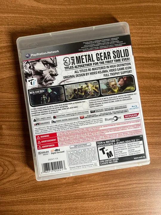 Metal Gear Solid Hd Collection Ps Jogos De V Deo Game Ch Caras