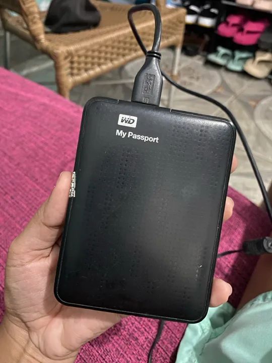 HD Externo WD My Passport 1TB Preto