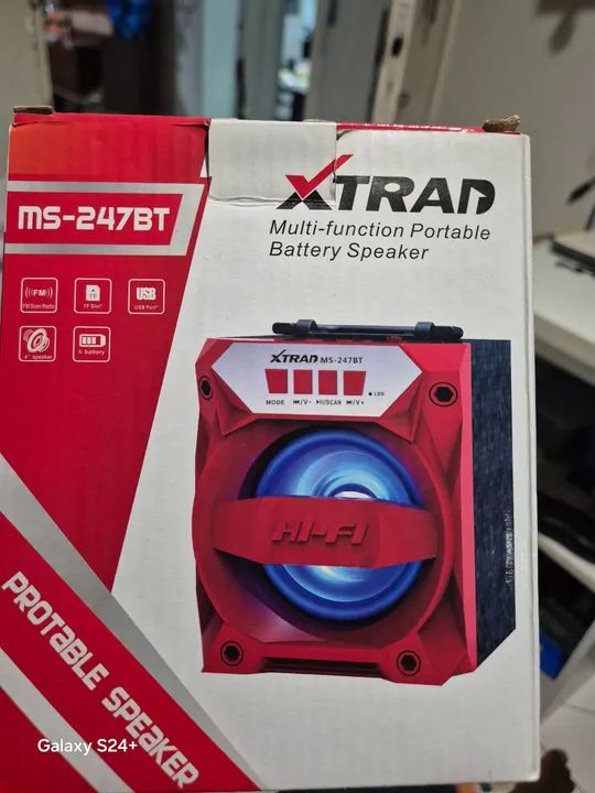 Caixa de Som Portátil XTRAD MS-247BT