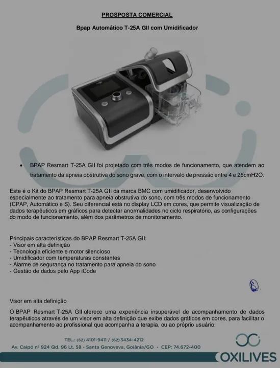 BPAP RESMART T-25A - Foto 4