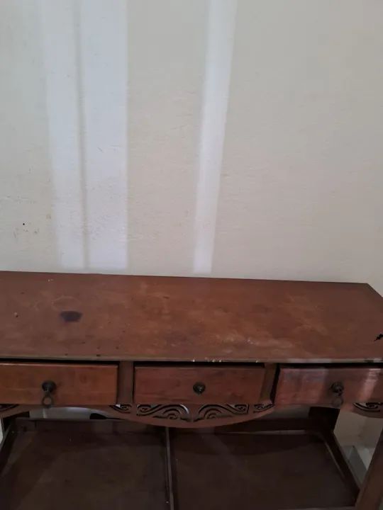 Escrivaninha madeira imbuia 