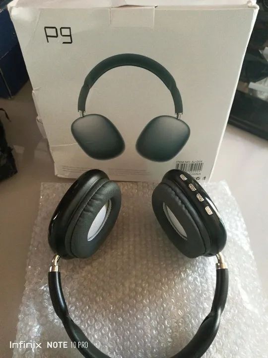 Fones de Ouvido P9 - Novos - Bluetooth - Com Microfone