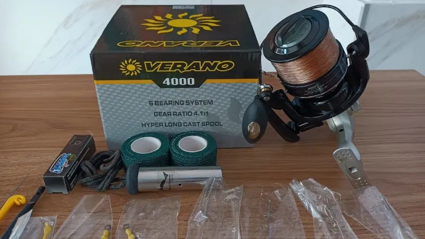 Pesca de Praia - Kit Completo - Vara e Molinete - Foto 4