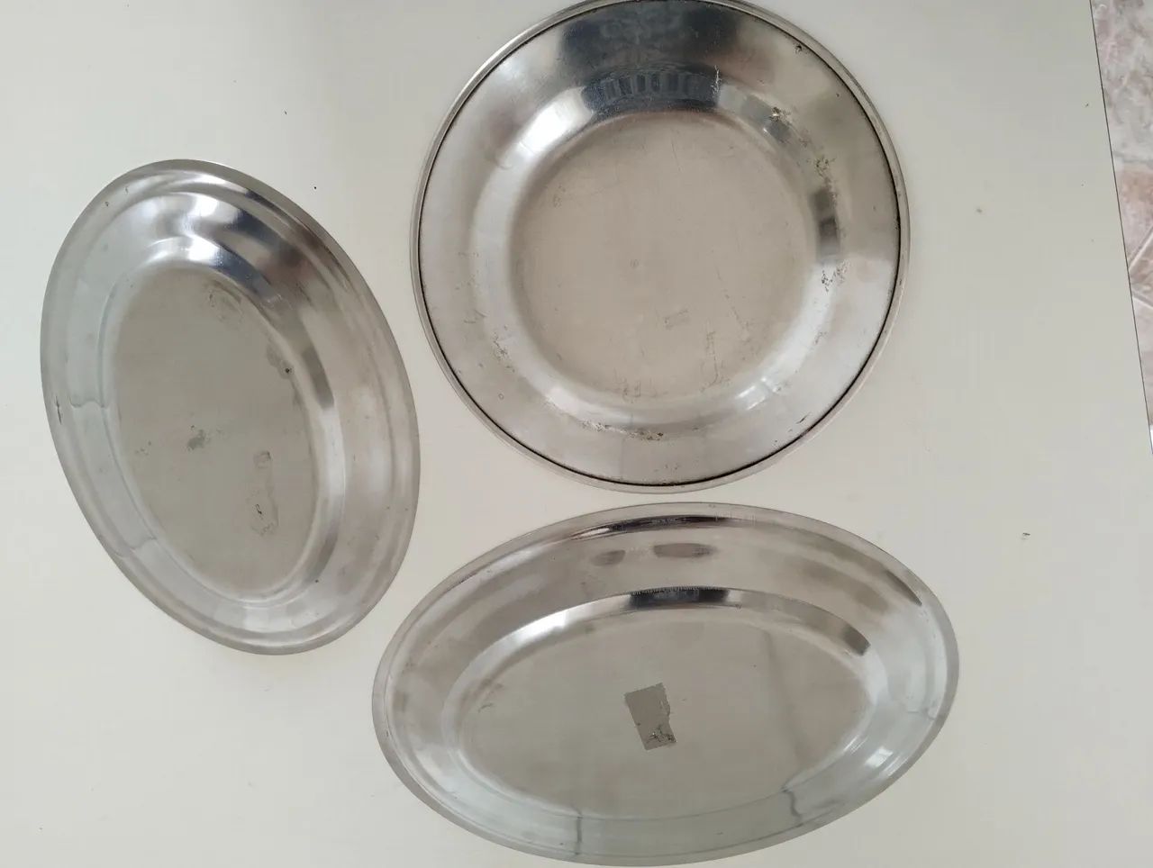 Conjunto Travessas rasas Inox - Foto 3