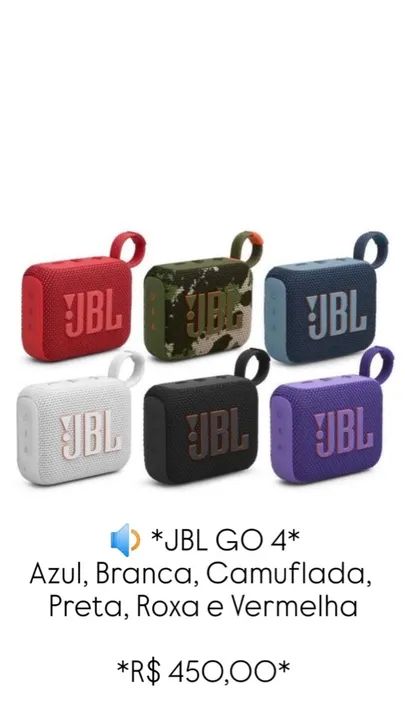 JBL GO 4 - Preto