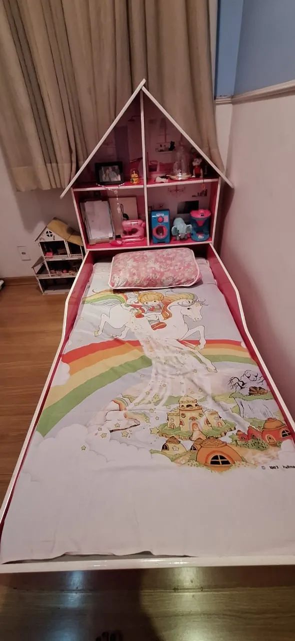 Cama Infantil Casinha Menina