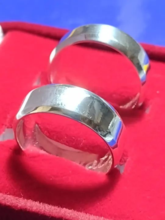 Alianças Prata 950 Todos Modelos A escolher 6 mm