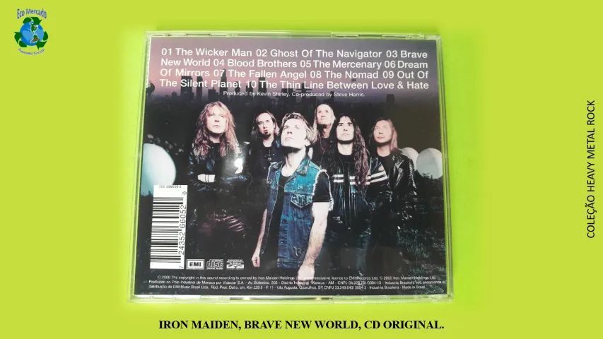PREÇO PROMOCIONAL! Iron Maiden, BRAVE NEW WORLD, CD Original