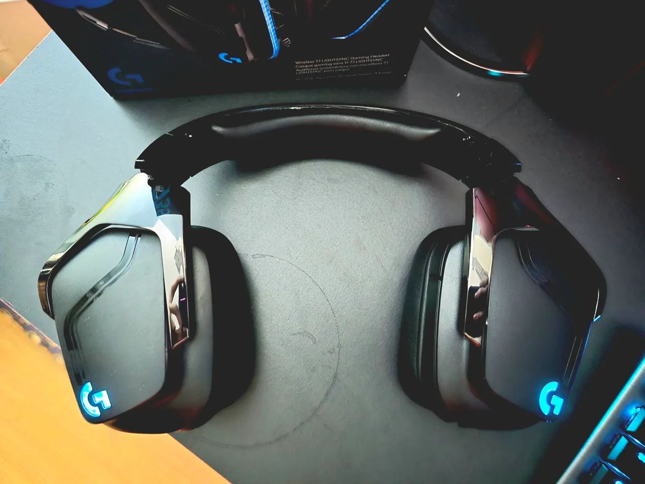 Headset Sem Fio Logitech G935 com NF e Garantia na Caixa - Foto 4
