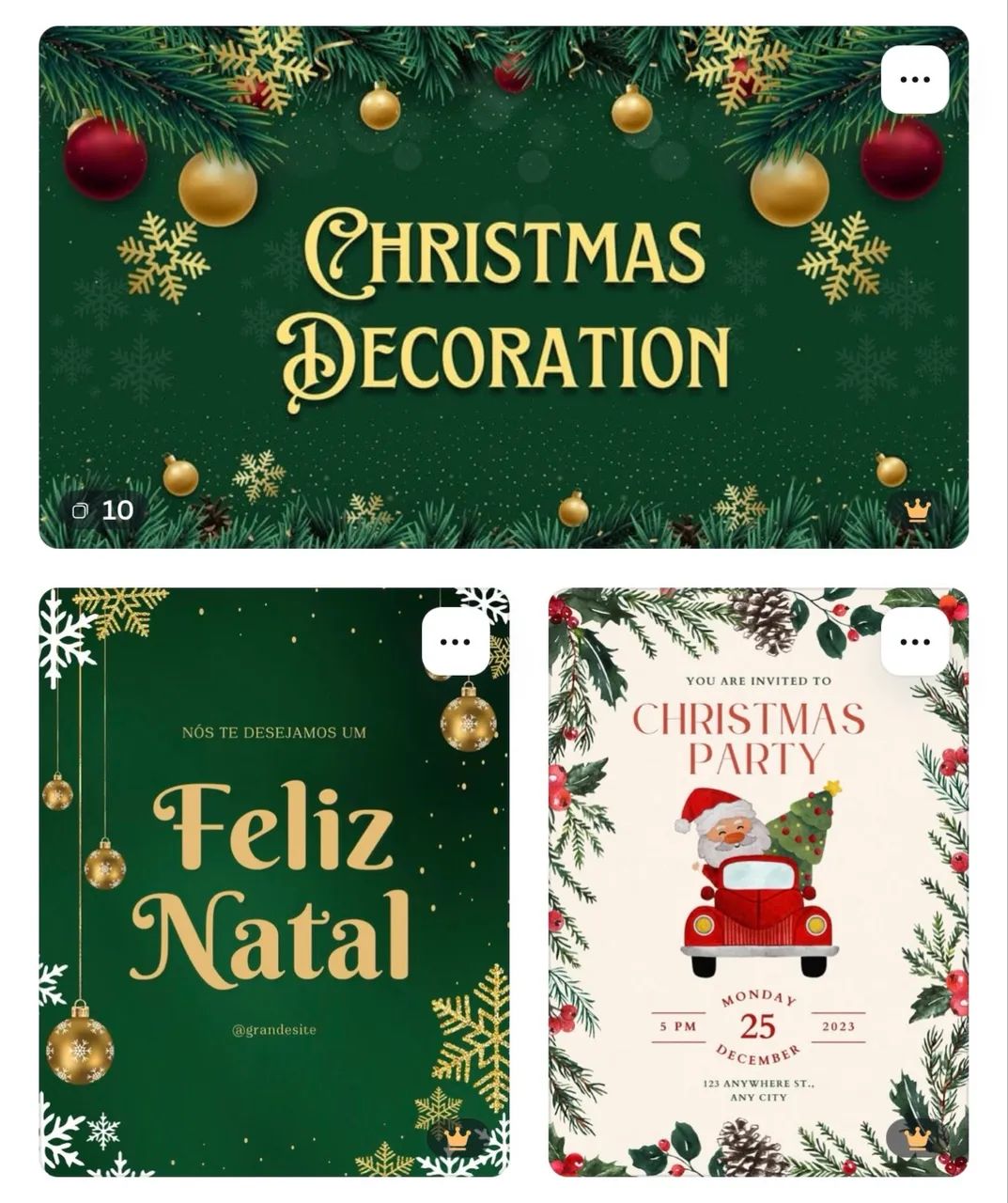 Artes e convites personalizados de Natal  - Foto 3