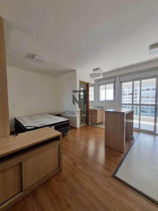 STUDIO / FLAT PARA LOCAÇÃO - 40m² - SEMI-MOBILADO - EDIFÍCO MORIAH - JARDIM AQUARIUS