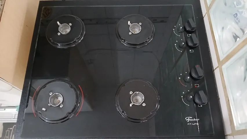 COOKTOP FISCHER FIT LINE 4 BOCAS COM BALCÃO 60cm - Foto 3