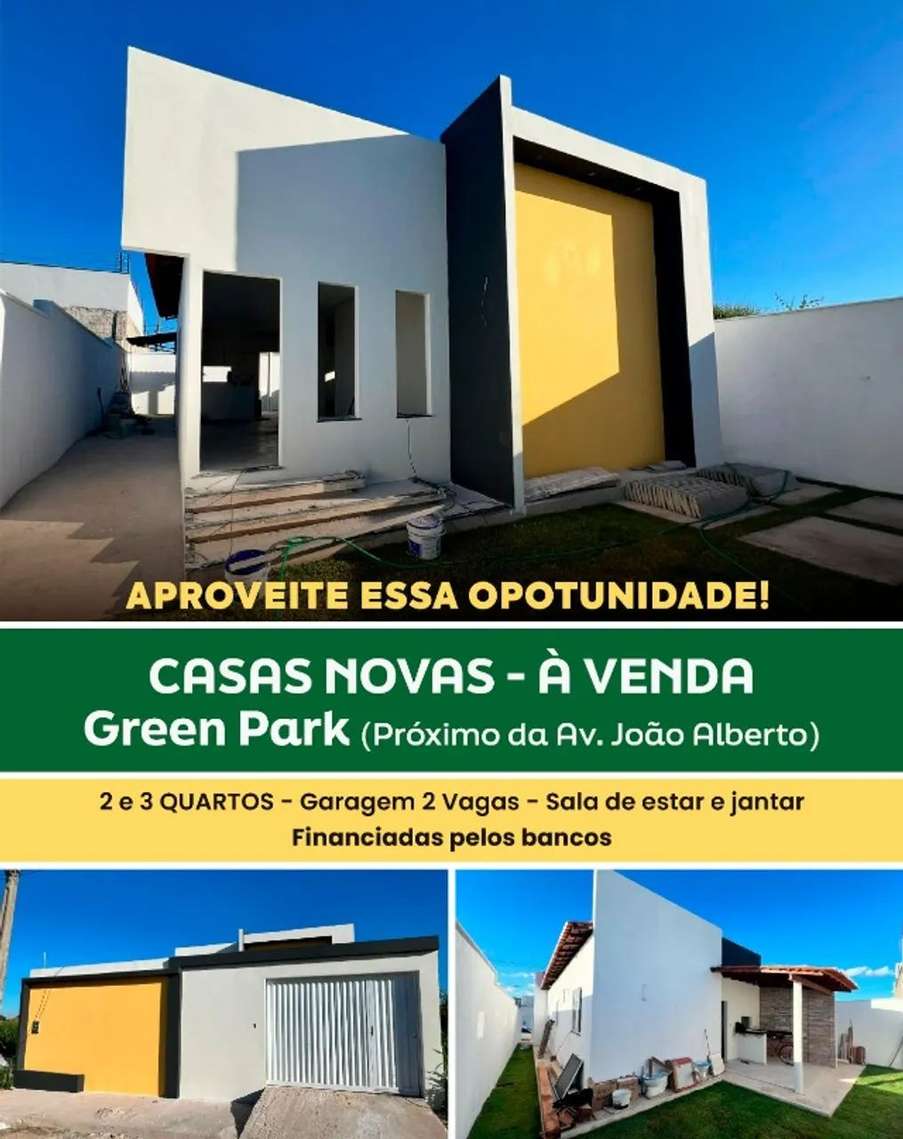 Casa Nova Térrea à Venda - Green Park | BACABAL-MA
