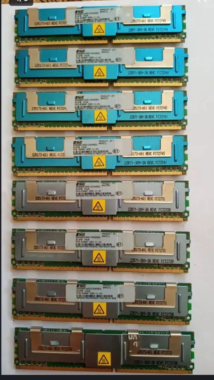 Memórias Servidor 512GB DDR2  - Foto 4