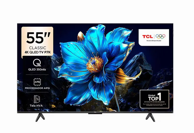Smart TV TCL 55" 4K QLED P7K