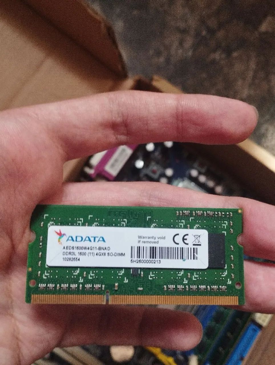 Memória ram notebook ddr3L 1600mhz