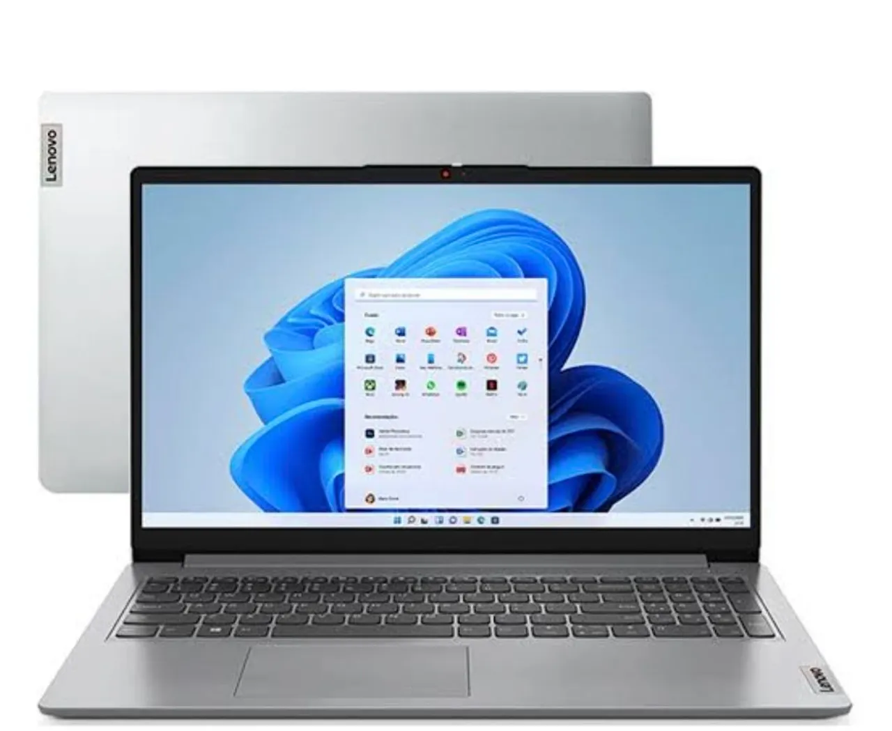 Notebook Lenovo - Tela de 15.6 polegadas