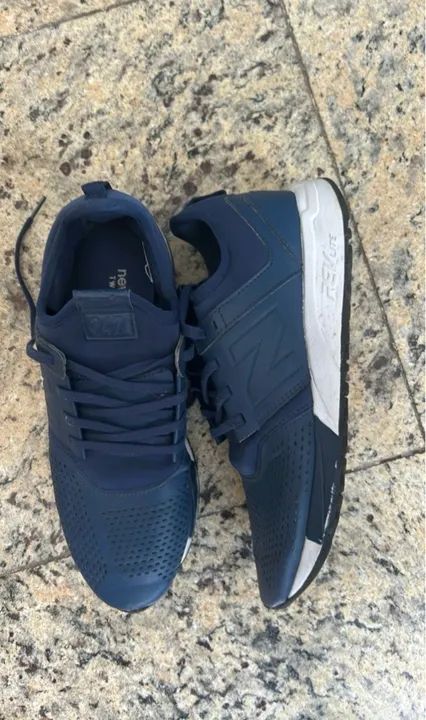 tênis new balance 247 classic masculino - azul royal" tamanho 37/38 tamanho
