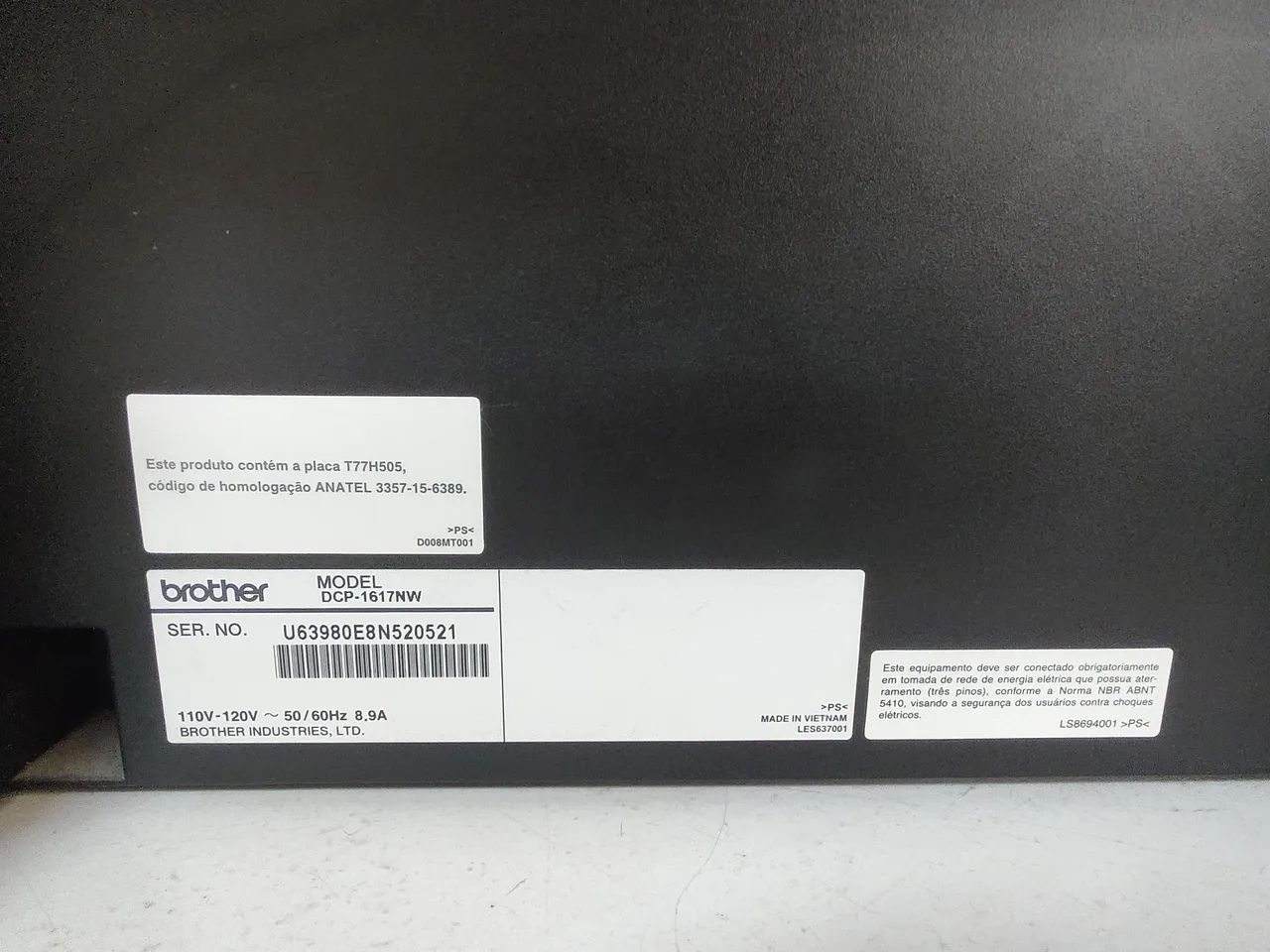Impressora Multifuncional Brother DCP-1617NW - Foto 2