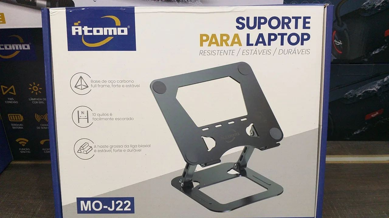 Suporte em aço inox para tablet. Dobrável 