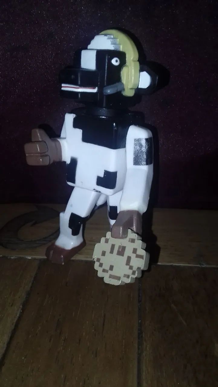 Boneco colecionável Toddy estilo Minecraft articulado - Foto 3