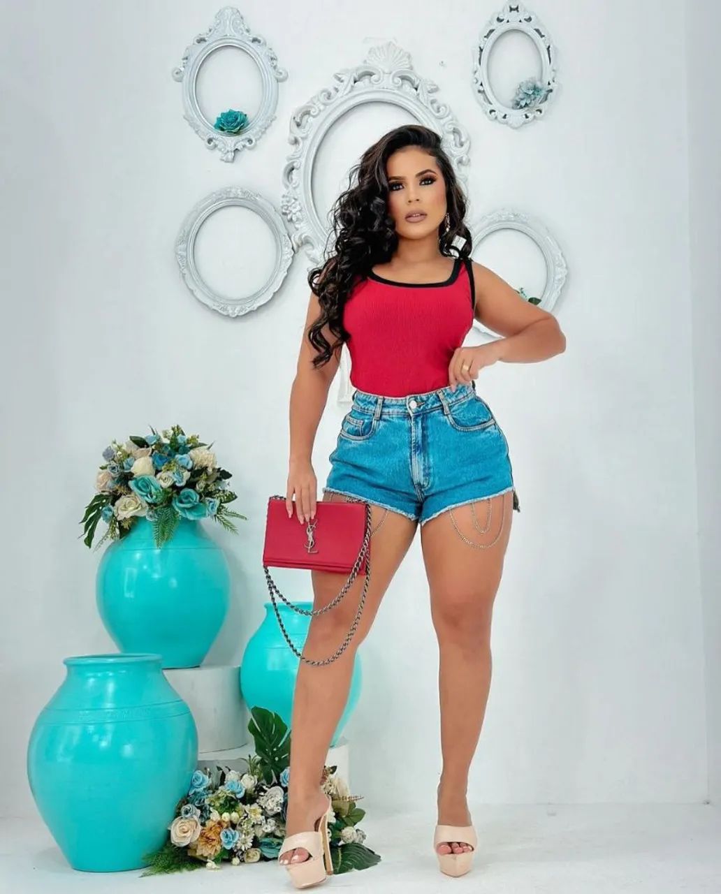 Regatinha tamanho único vermelha  - Foto 3