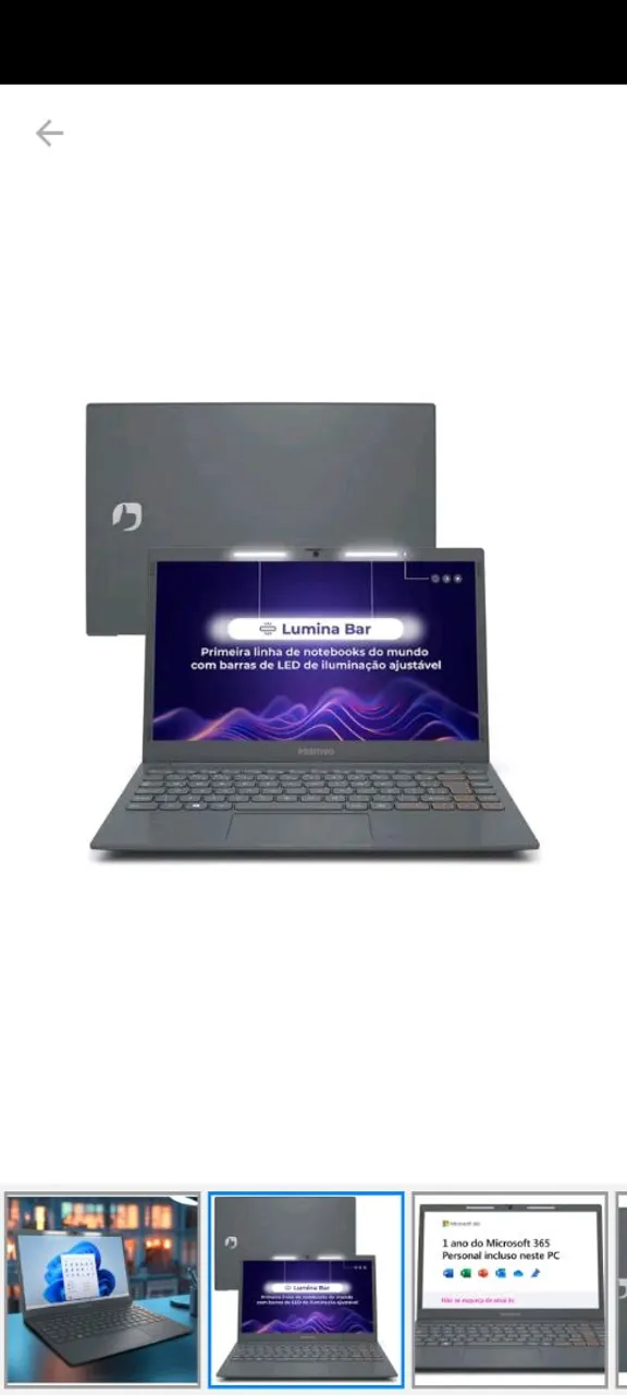 Notebook Positivo Lumina Bar - Novo
