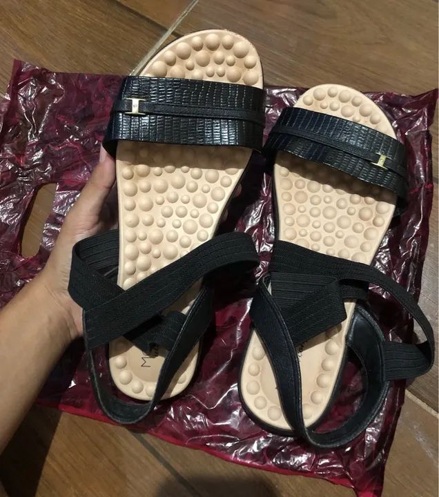 Sandália Nº 38, Marca Modare (Seminova, R$ 40) - Foto 3