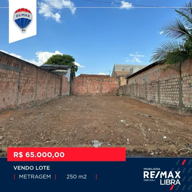 IMOBILIÁRIA RE/MAX LIBRA VENDE LOTE