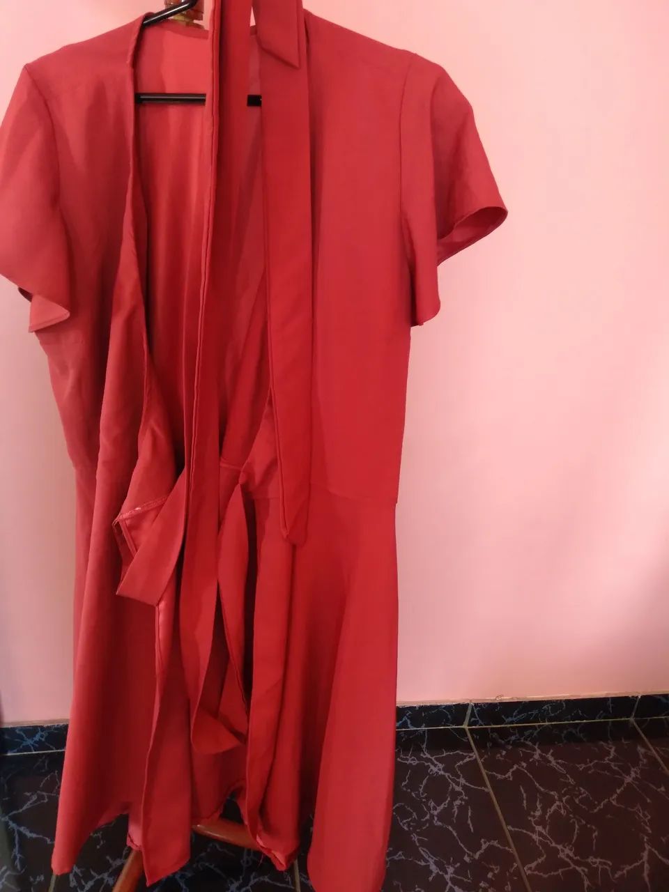 Vestido Vermelho Feminino Elegante