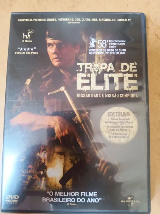 Dvd Tropa de Elite