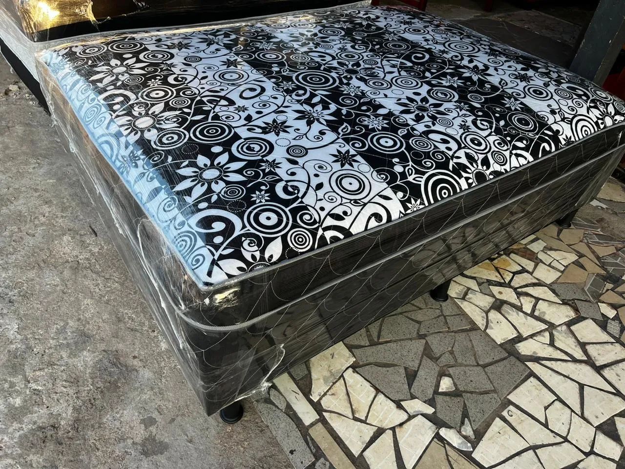 Camas Box Casal Com Molas - Foto 5