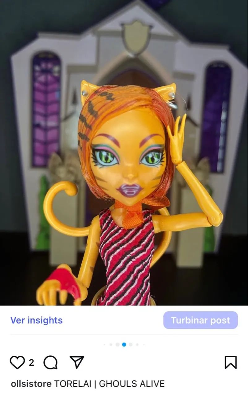 Boneca Monster High Toralei Ghouls Alive - Foto 3