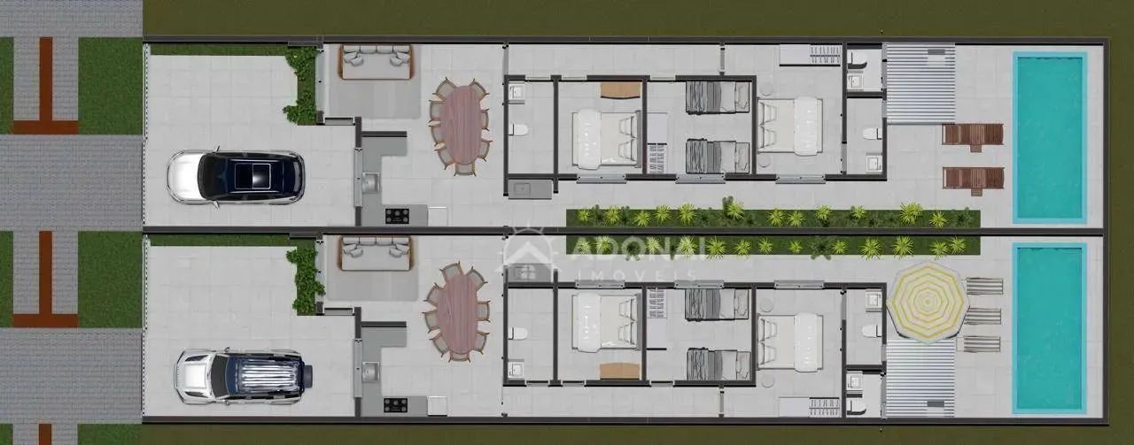 Casa Nova, com Piscina, 3 dormitórios à venda, 100 m² por R$ 700.000 - Eliana - Guaratuba/ - Foto 2