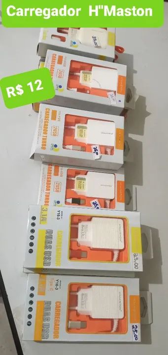 Carregador de celular (PROMOÇÃO) até durar o estoque